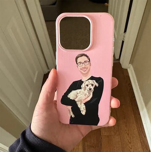 Customer photo review of Custom Pet Phone Case