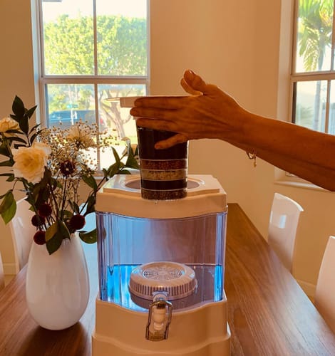 Customer photo review of HolyH2O™ Trinity Water Filter