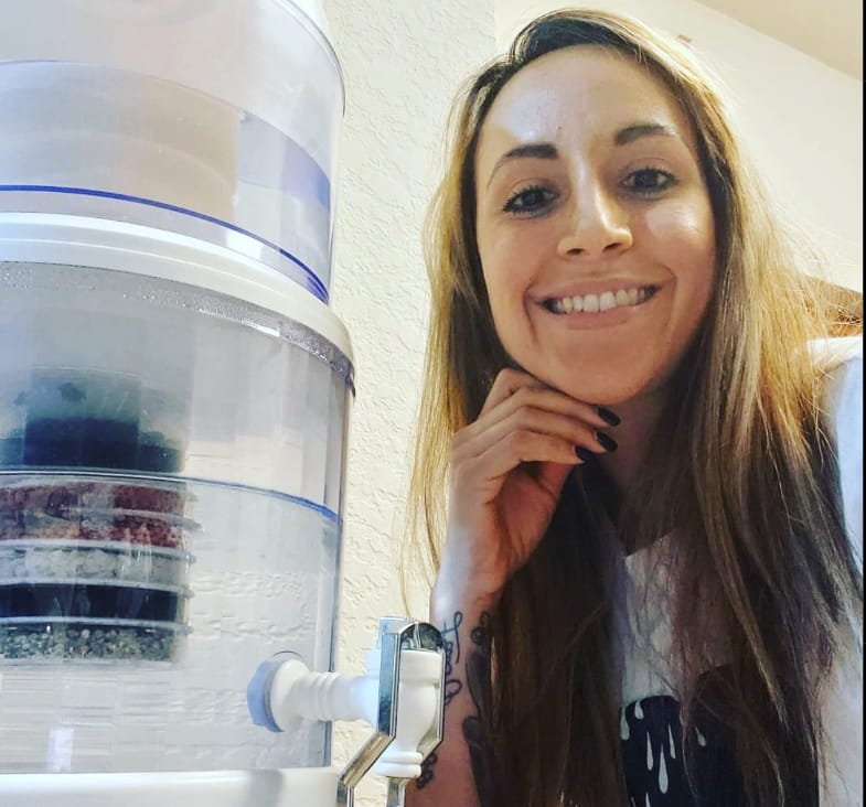 Customer photo review of HolyH2O™ Trinity Water Filter