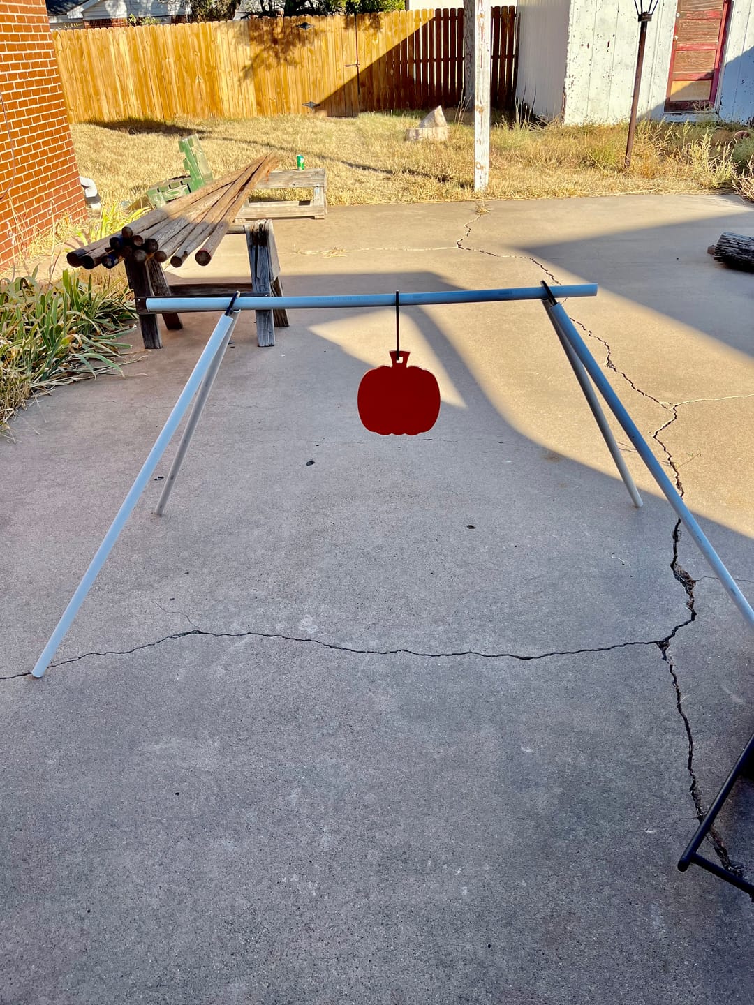 Customer photo review of AR500 Steel Target Stand Kit - for Pipe