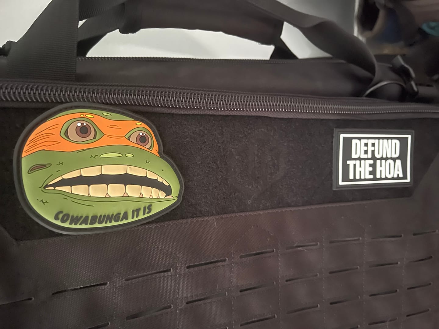 Customer photo review of Cowabunga Morale Patch