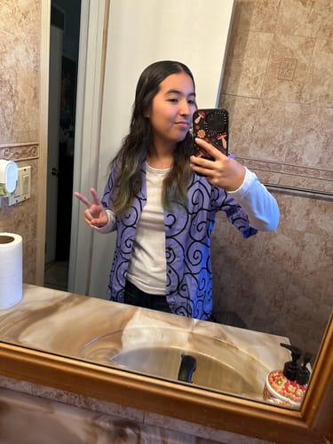 Customer photo review of Rubber Fruit Button Up