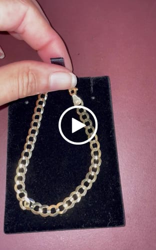 Customer video review of *NEW* 14K Solid Cuban Curb Bracelet (5.7 MM) JTJ™