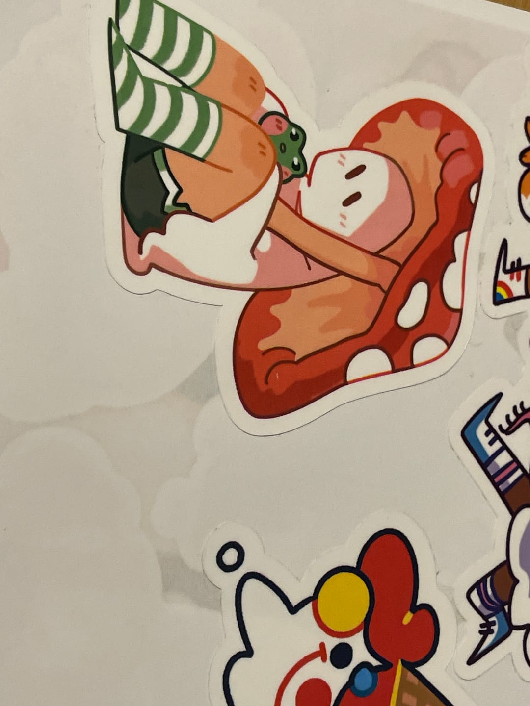 Customer photo review of Cute Ghost Stickers! : V6