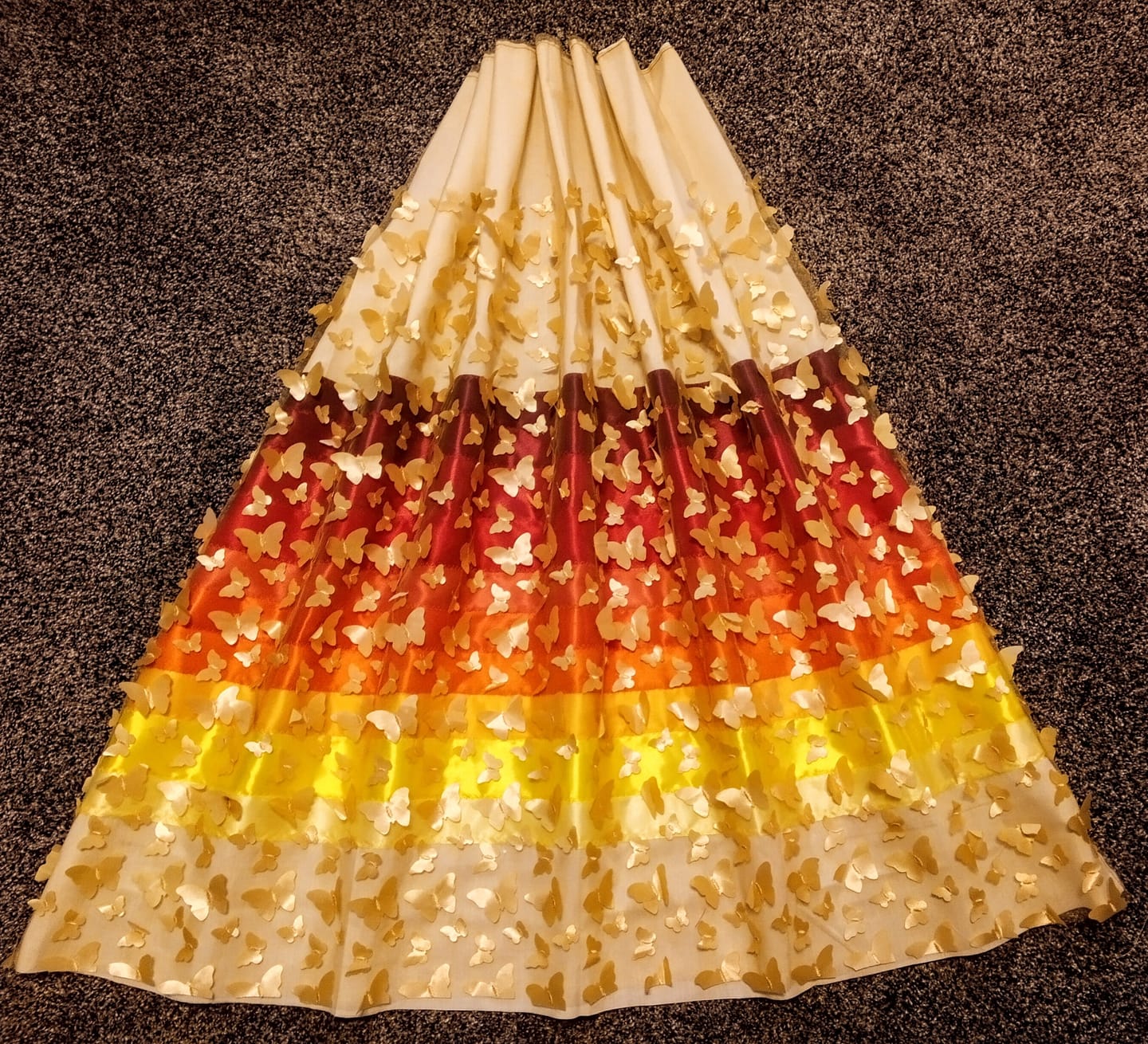 Customer photo review of 3D Gold Butterfly Lace