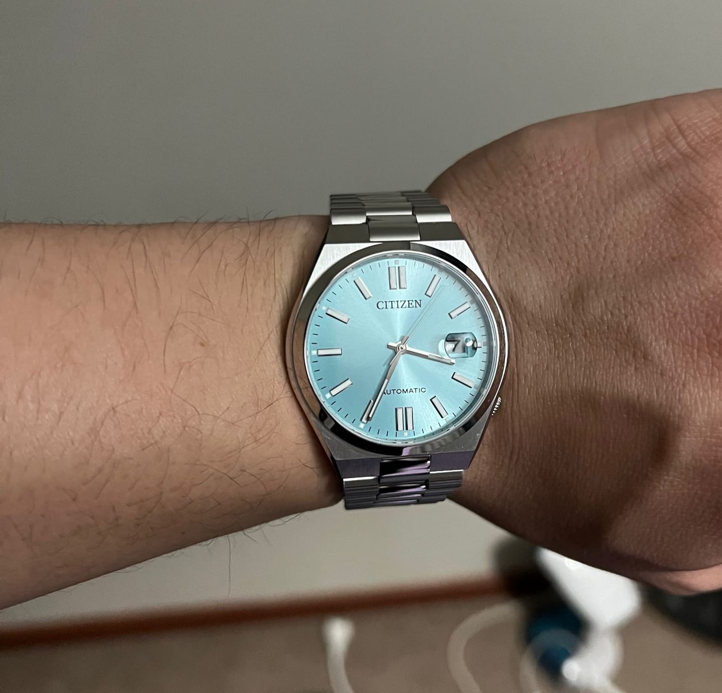 Customer photo review of Reloj Citizen Automatic NJ0151-88M Tsuyosa Sapphire Tiffany 40mm