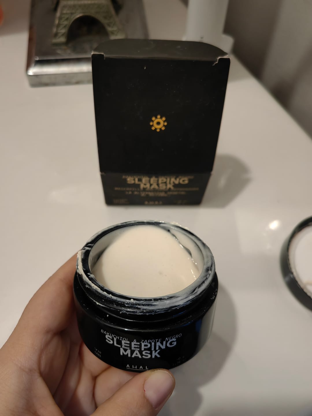 Customer photo review of Sleeping Mask / Mascarilla de Noche - Bakuchiol & Zapote Negro