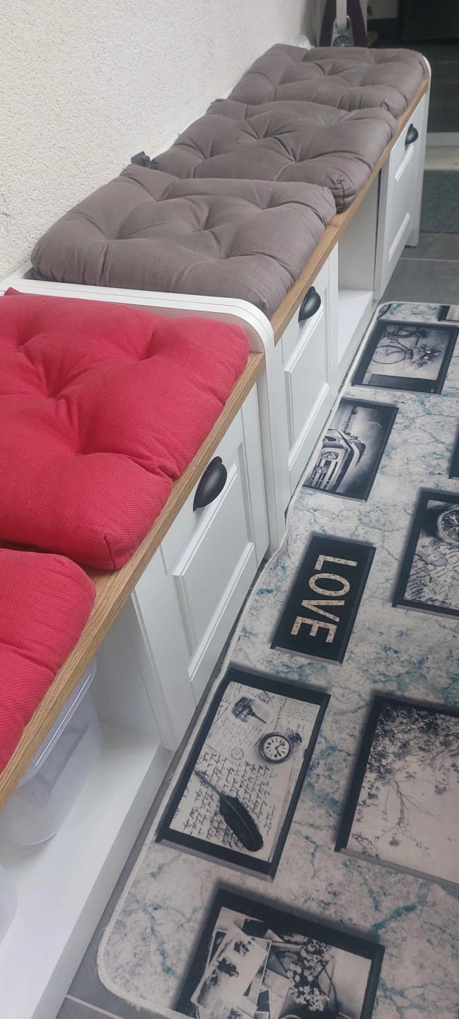 Customer photo review of Rani P2 Modern Ayakkabılık Ayakkabı Dolabı  Renk: Beyaz - S. Ceviz M1