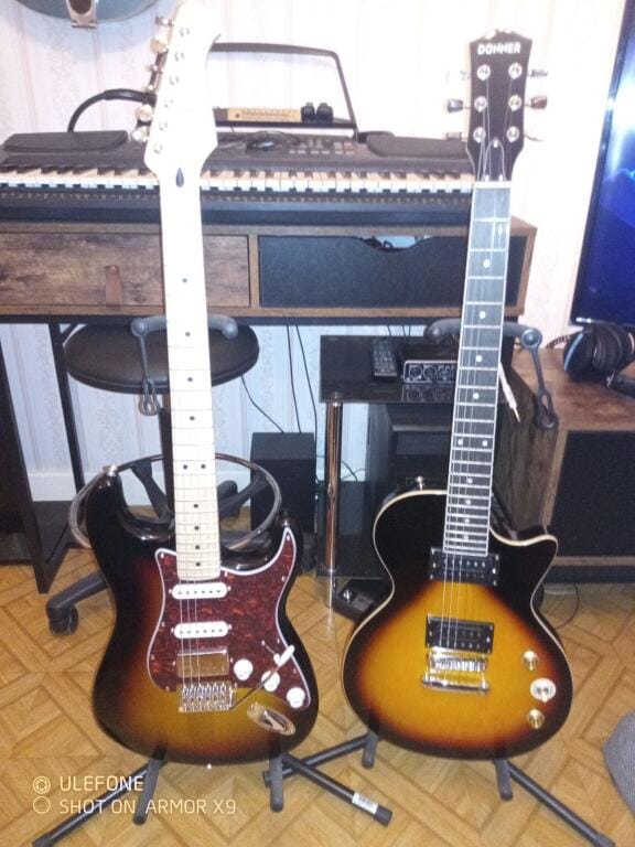 Customer photo review of Donner DST-152 Guitare électrique set débutant ST Type
