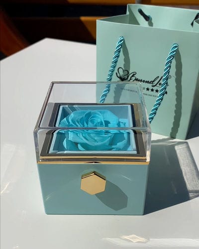 Customer photo review of Engraved Necklace - With Real Rose - To My Love