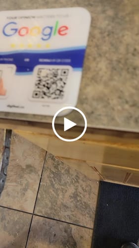 Customer video review of Google Reviews - Plate