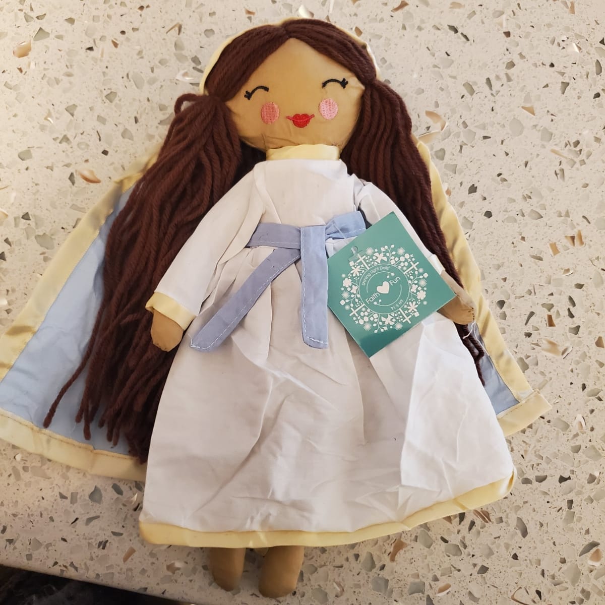 Customer photo review of Blessed Mother Rag Doll