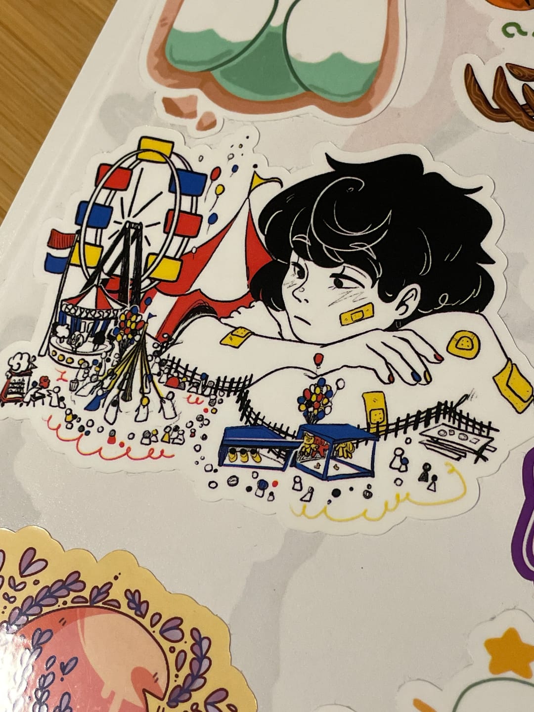 Customer photo review of Circus Daydream Sticker