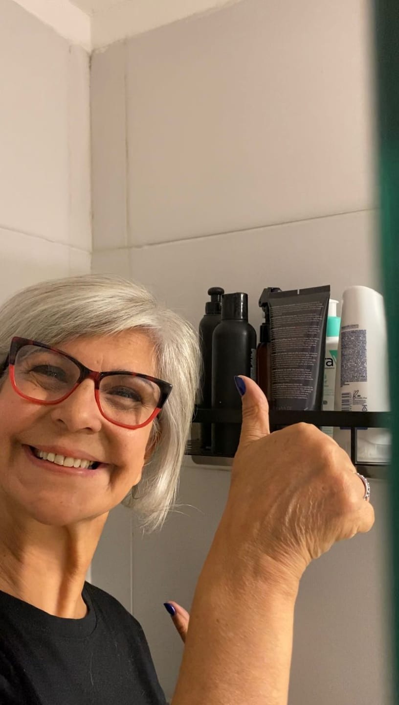 Customer photo review of Estante Organizador Winsen de Aluminio Milhome