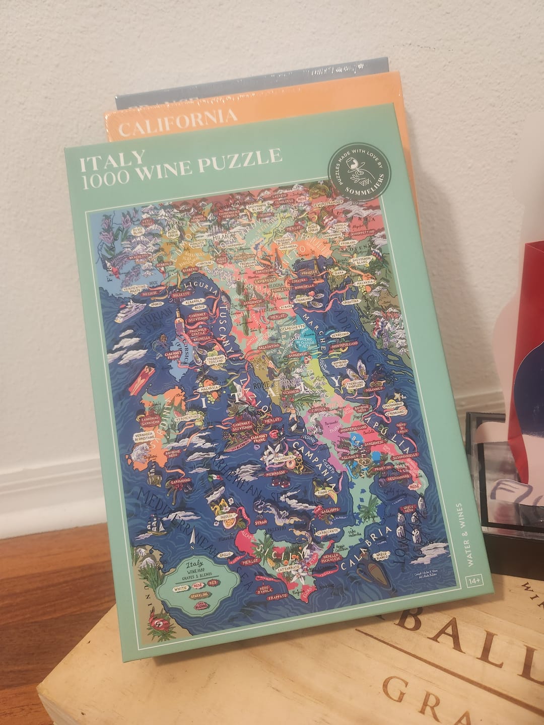 Customer photo review of Wine Puzzle - Italy