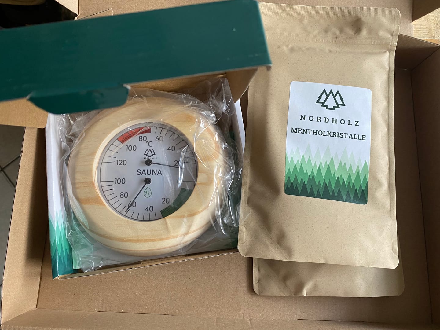 Customer photo review of Sauna Hygrometer Holz