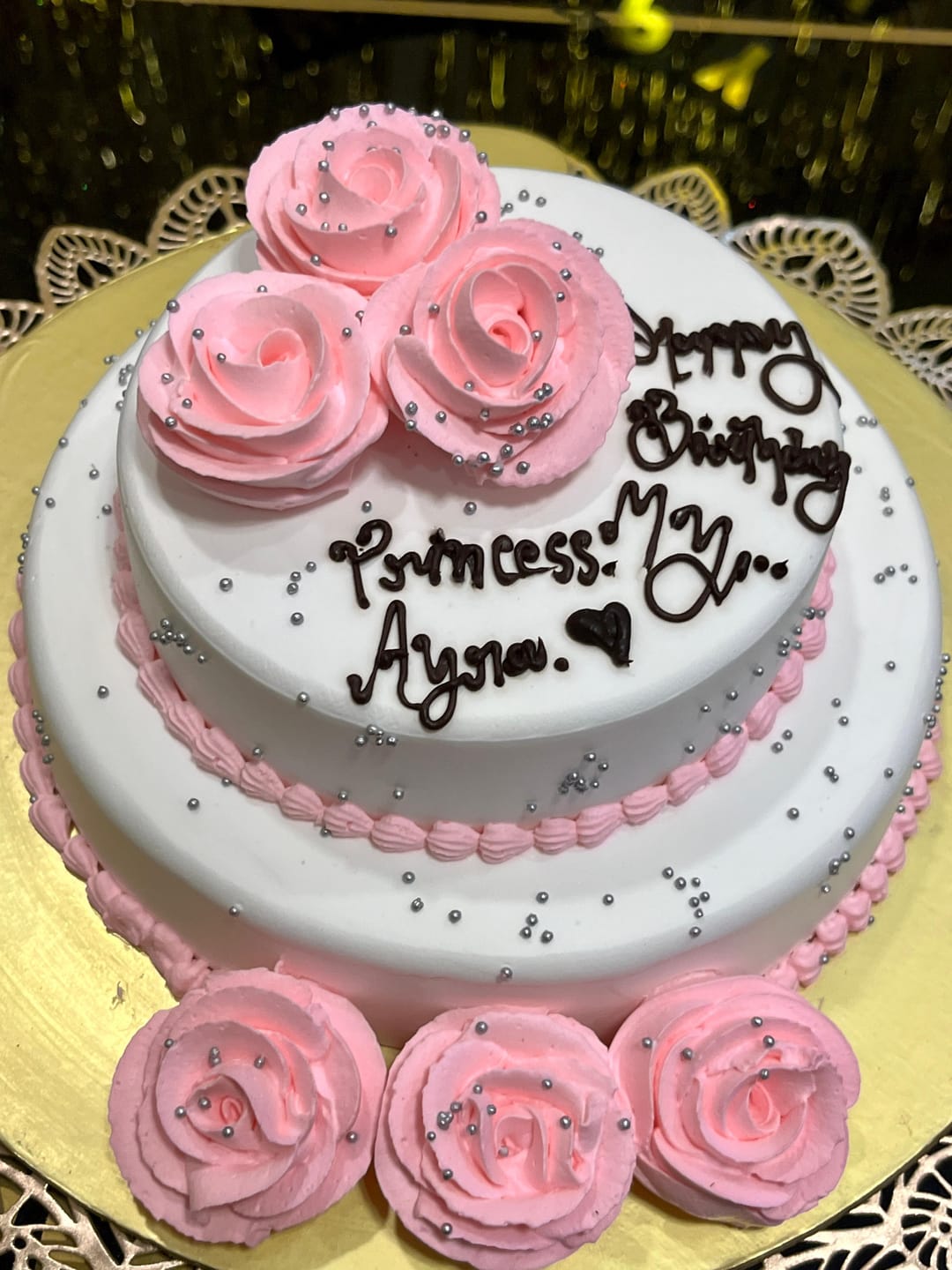 Customer photo review of Floral Cake 2