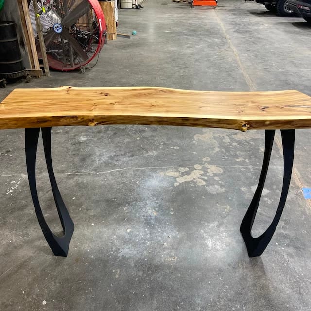 Customer photo review of Metal Counter Table Legs - 603 Cleo - 34H inch