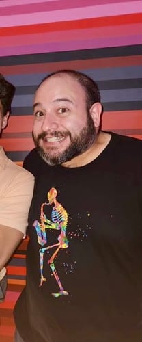 Customer photo review of Colorful Souls Sax T-Shirt