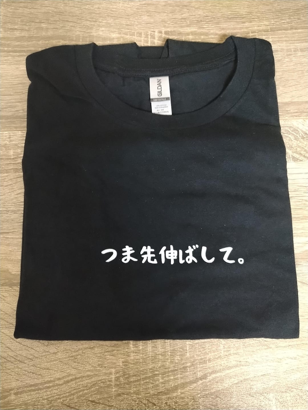 Customer photo review of 「つま先伸ばして。」クラシックTシャツ
