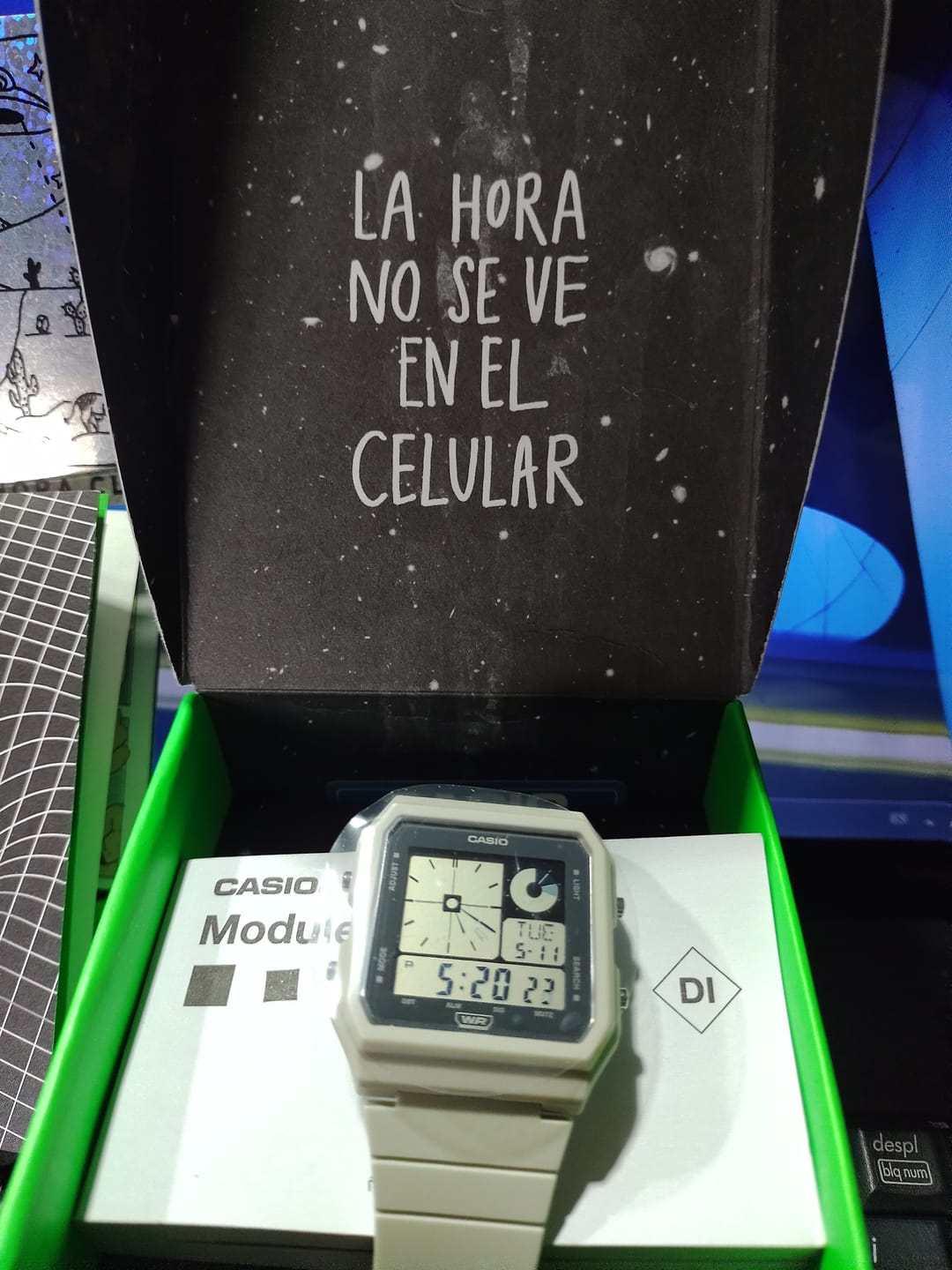 Customer photo review of Reloj Casio Vintage LF-20W-8ADF Twin-Graph Reissue Resina