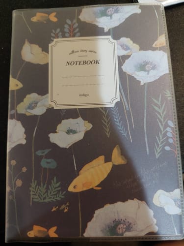 Customer photo review of INDIGO Mini Floral Notebook