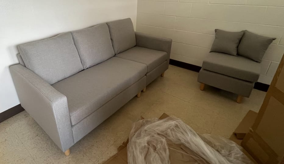Customer photo review of Valolam Compact Sectional
