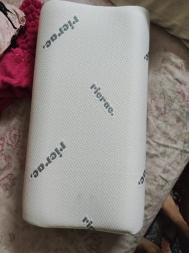 Customer photo review of Contour Memory Foam Pillow suitable for Neck & Shoulder Pain