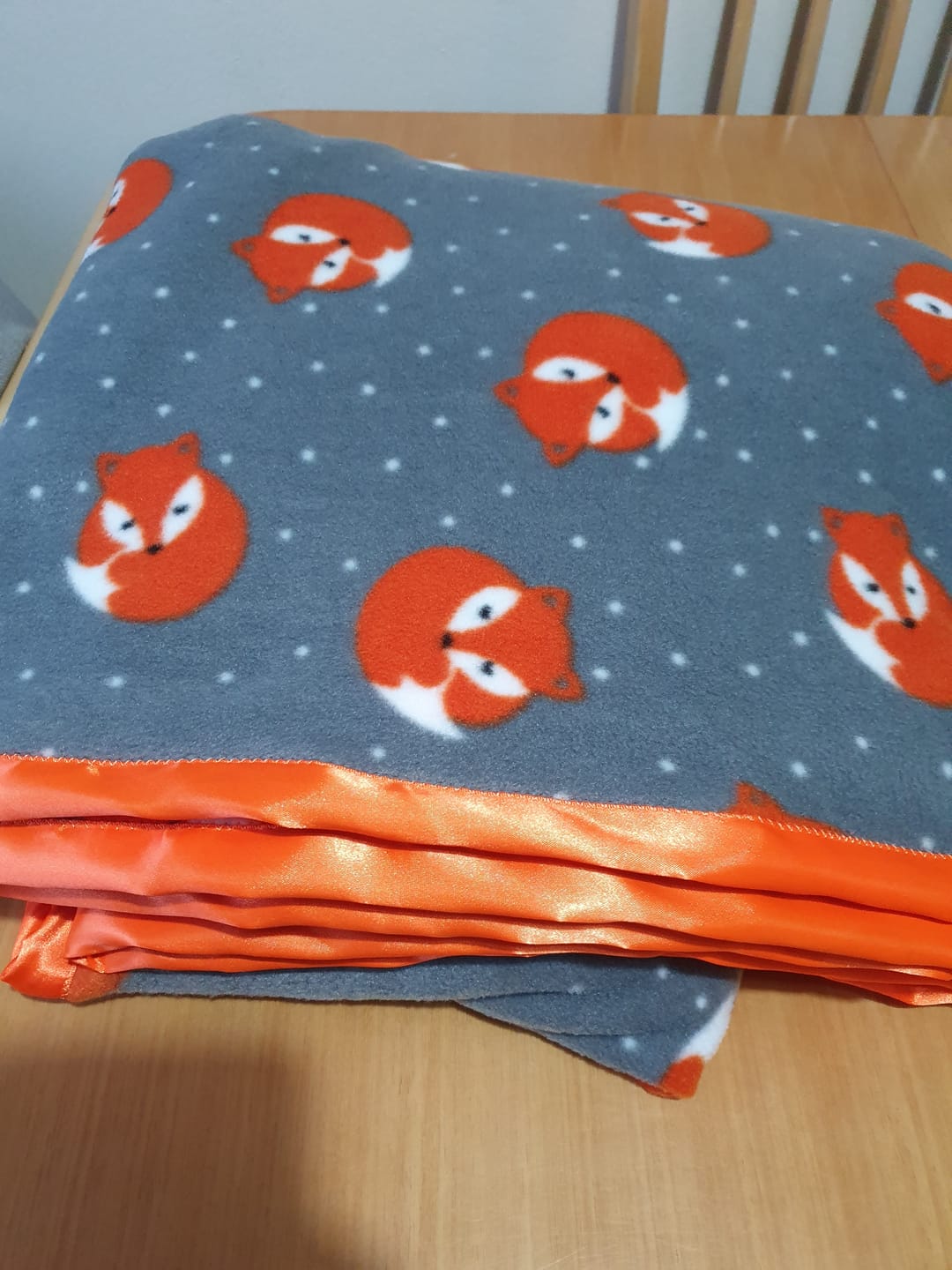 Customer photo review of Sleeping Foxes Anti Pill Polar Fleece Fabric