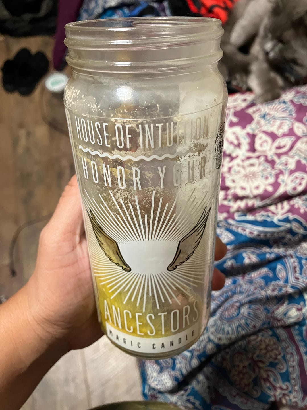 Customer photo review of Honor Your Ancestors Magic Candle