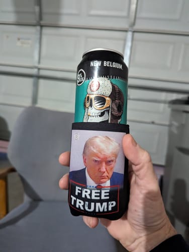 Customer photo review of Free Trump - 3 Pack of Koozies