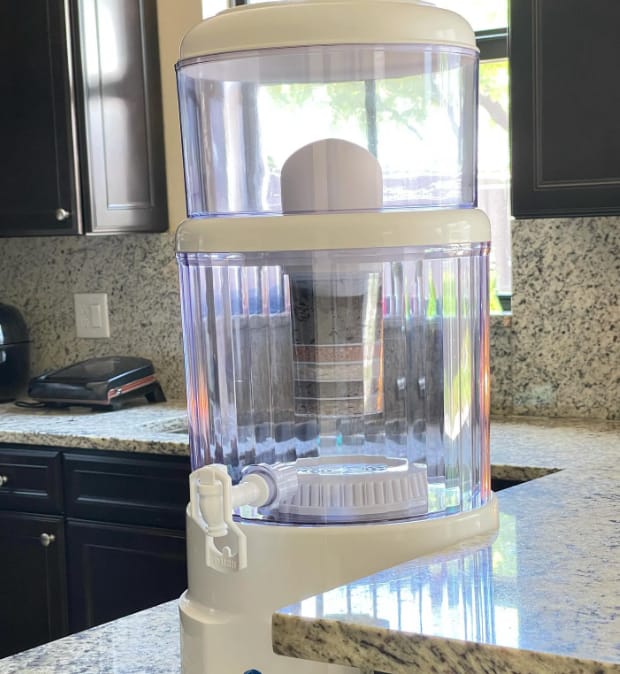 Customer photo review of HolyH2O™ Trinity Water Filter
