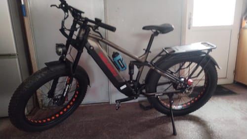 Customer photo review of Dukawey Silvertip8 1000W 26” Fat Bike E-Mountain Bike 52V 20Ah Samsung Battery E-MTB