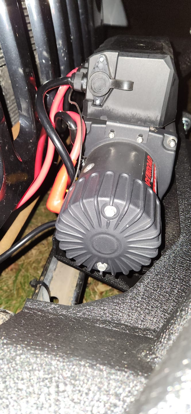 Customer photo review of OPENROAD 13,000 lbs Winch with Synthetic Rope - Panther Series 2s