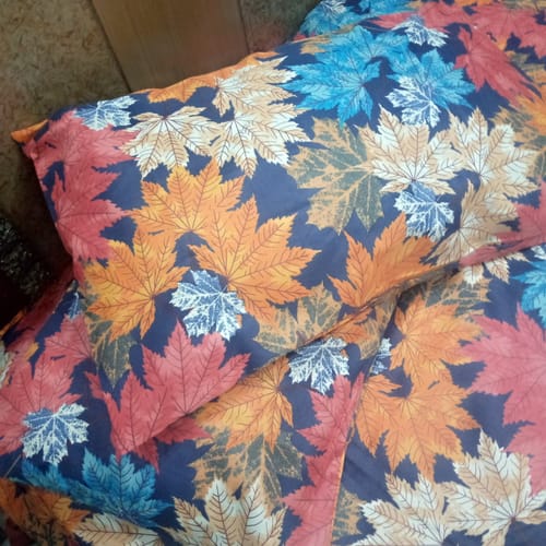 Customer photo review of Tropical Leaves Multi-Bed Sheet Set