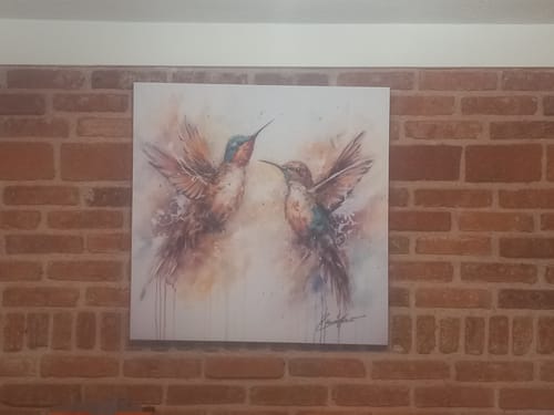 Customer photo review of Danza Amorosa de Colibríes