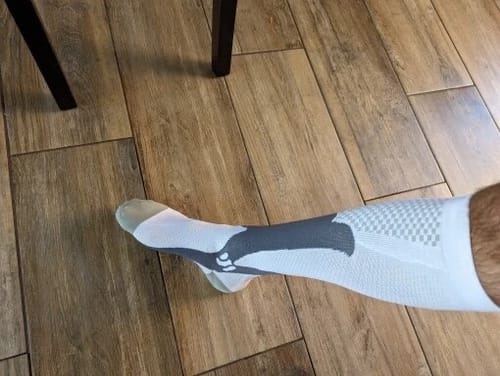 Customer photo review of revitalCare orthopädische Kompressionsstrümpfe