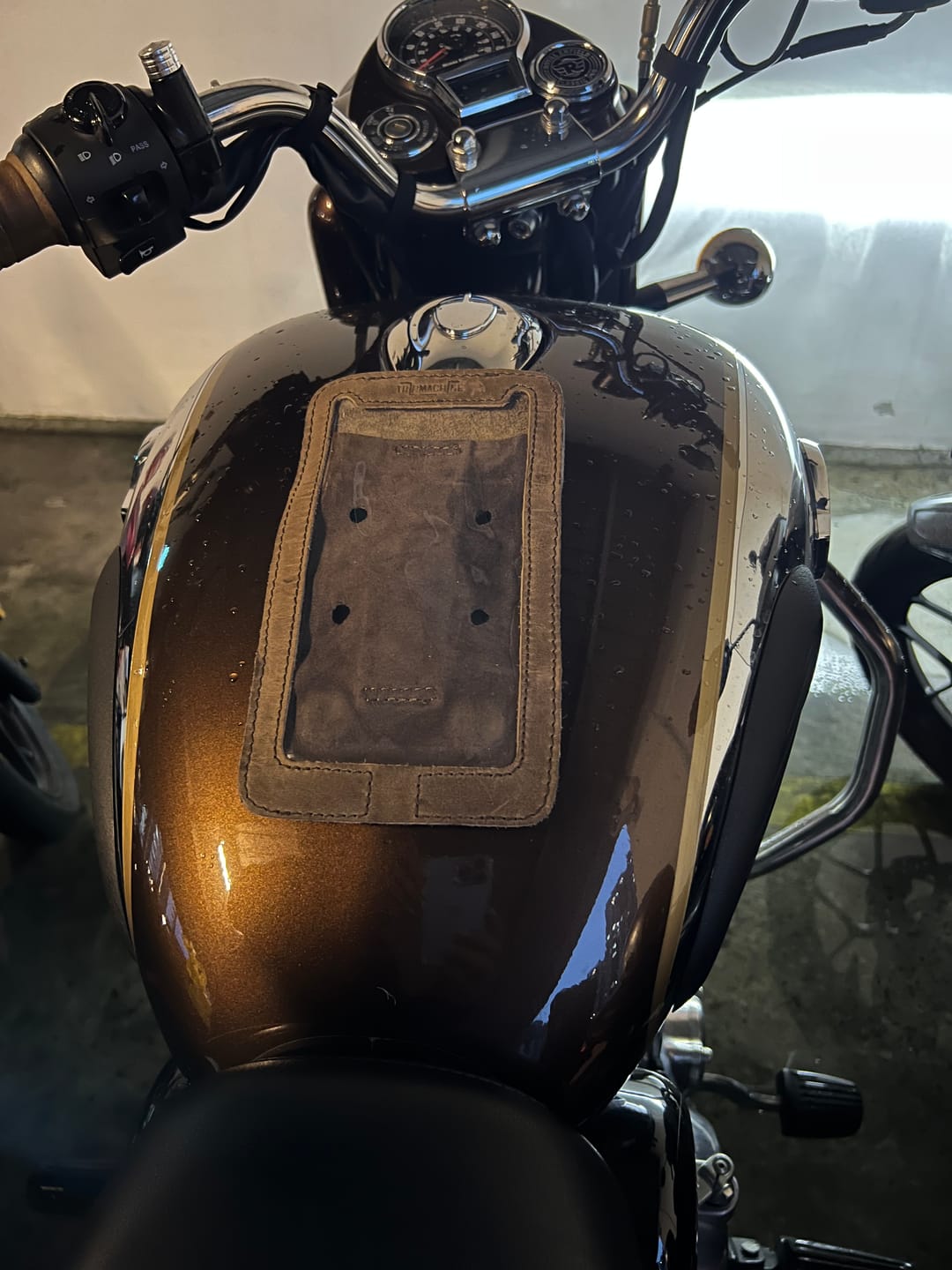 Customer photo review of phone pouch
