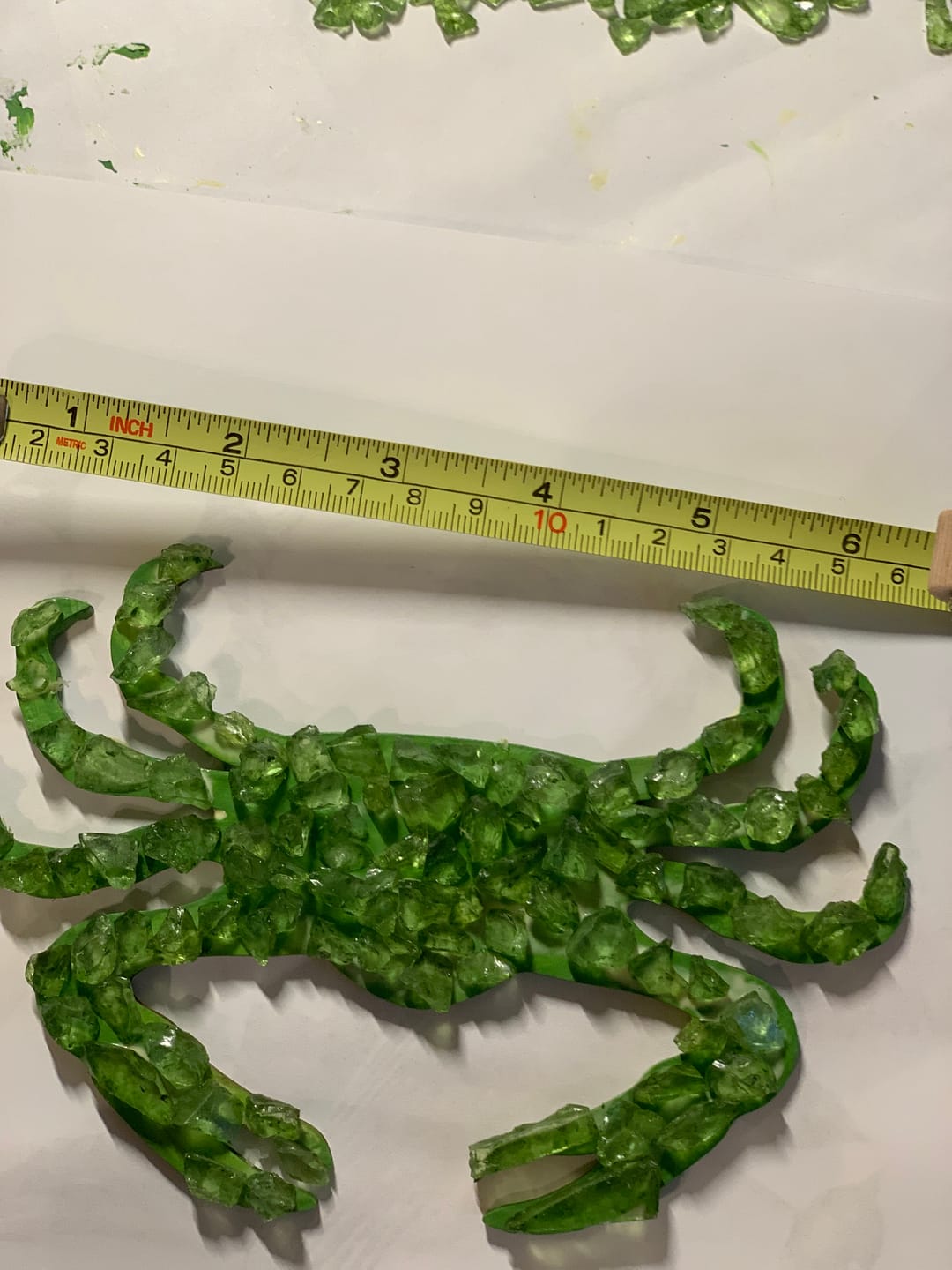 Customer photo review of Unfinished Wood Crab Shape - Ocean - Nursery - Craft - up to 24" DIY