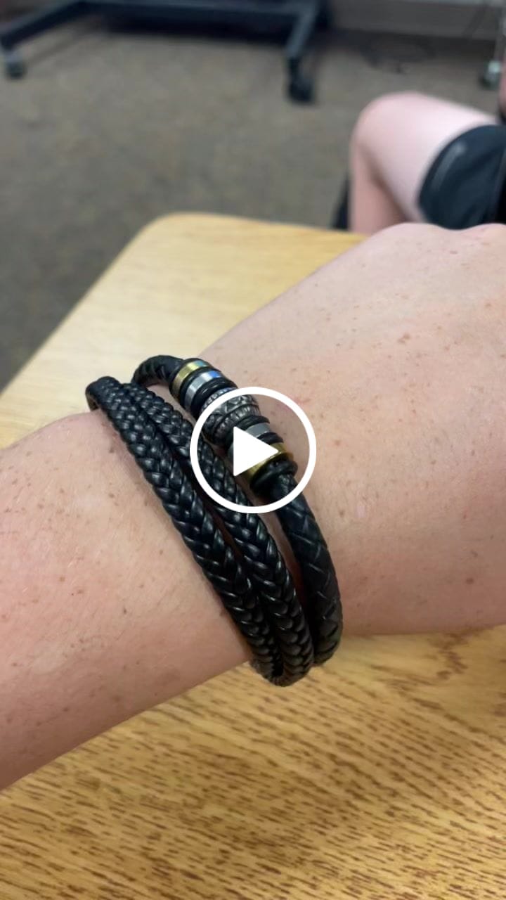 Customer video review of To My Son | Love You Forever | Leather Braid Bracelet