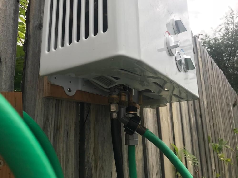 Customer photo review of Camplux Pro Portable Water Heater