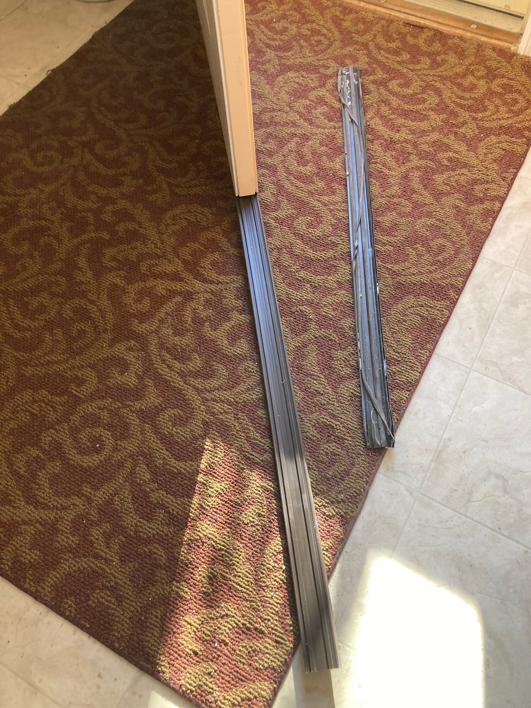Customer photo review of Pease Slide-On Steel Door Sweep
