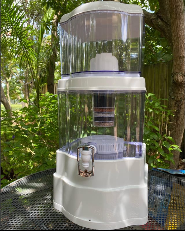 Customer photo review of HolyH2O™ Trinity Water Filter