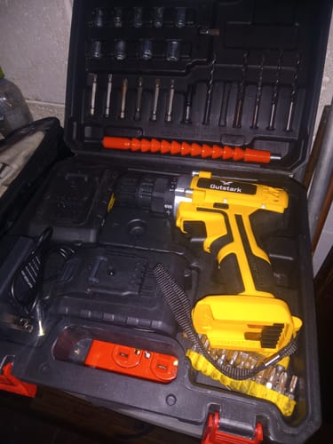 Customer photo review of Taladro Desatornillador Inalambrico 1360rpm 26pz + Extensor