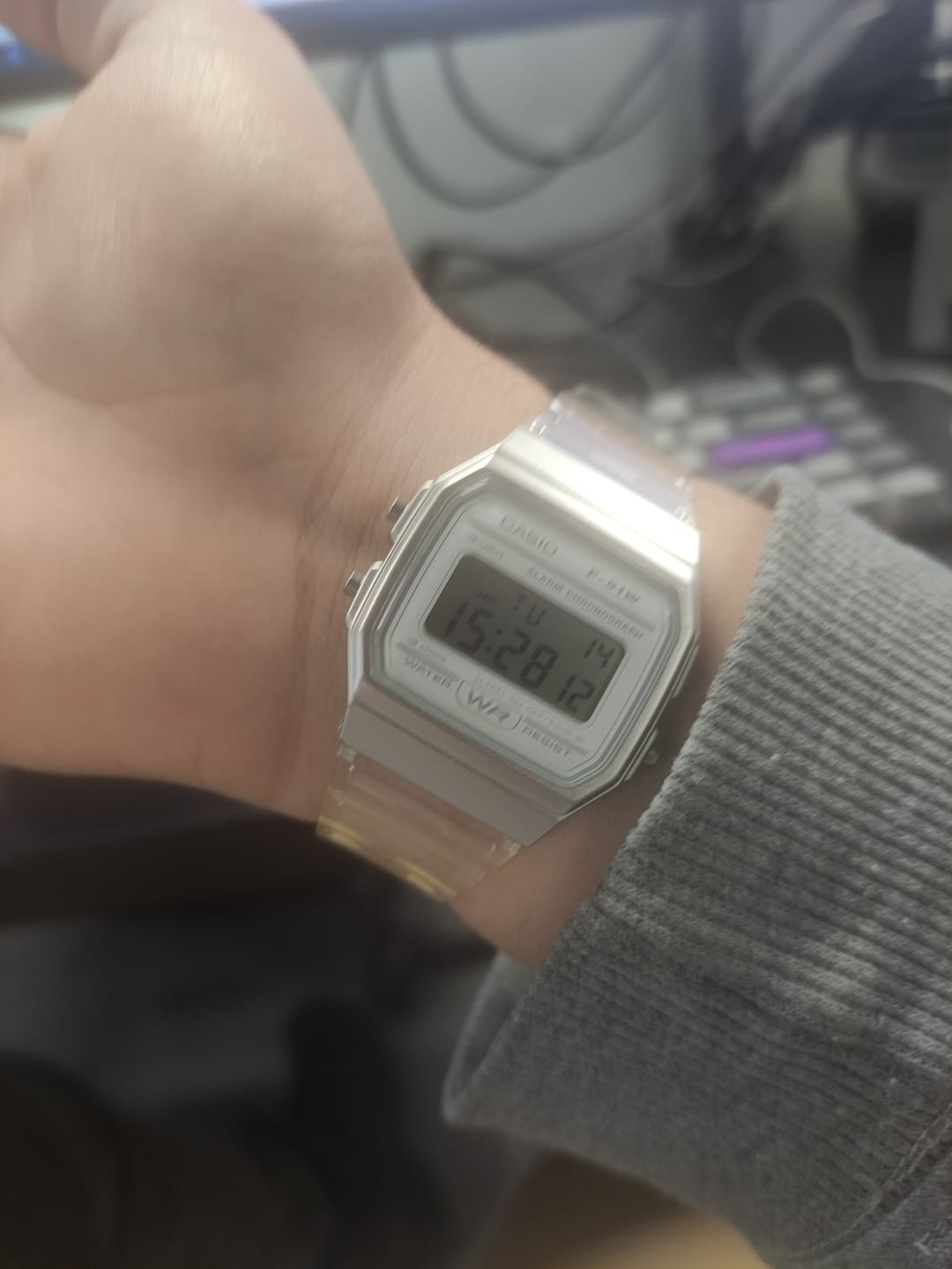 Customer photo review of Reloj Casio Vintage F-91WS-7JH Mercado Japonés JDM