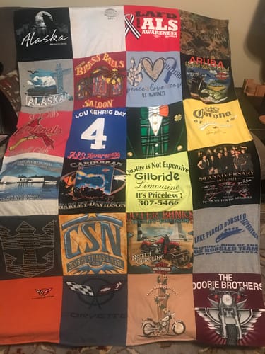 T-shirt quilt from csn by Michelle from PA
