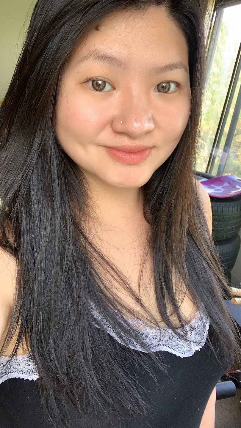 Customer photo review of Amazonia Sahara Brown Prescription Colored Contact Lenses