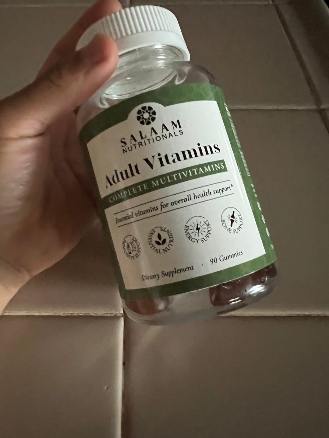 Customer photo review of Adult Gummy Multivitamins Complete (90 count)