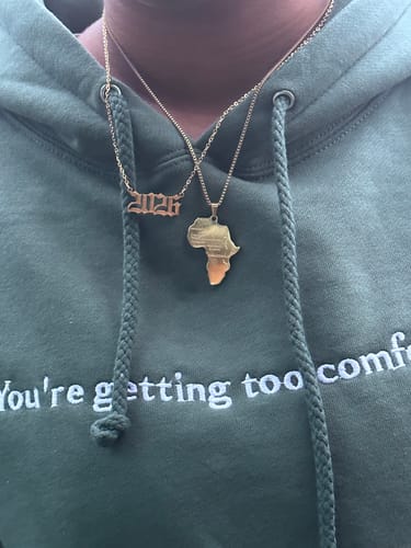 Customer photo review of Map of Africa Pendant