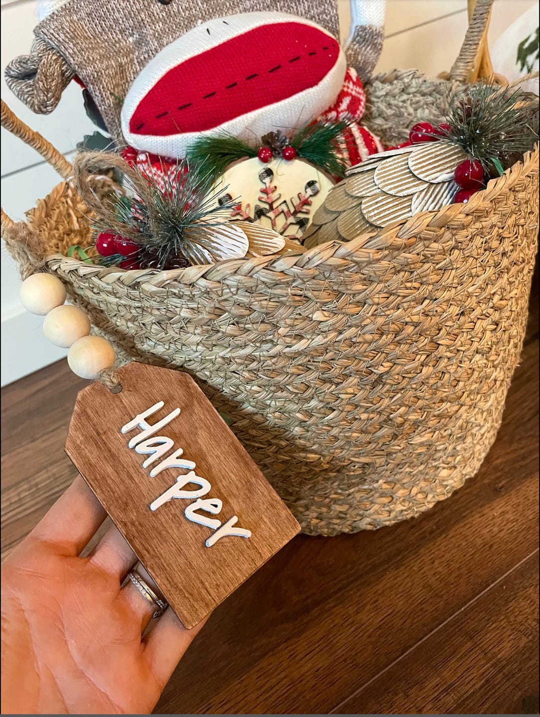 Customer photo review of Unfinished Wood Price Tag Product Tag Silhouette - Craft- up to 24" DIY